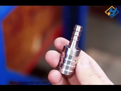 316 스테인리스 스틸 Bspt Ss 튜브 피팅 스레드 티 여성 스레드 Npt 튜브  Nipple Fitting