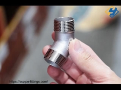 304 스테인레스 스틸 스크루 파이프 픽팅 45도 남성 스레드 팔꿈치