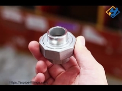 공장 직급 304 스테인레스 스틸 연합 여성 스레드 평면 연합 주름 연합