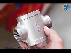 스테인리스 스틸 나사식 파이프 피팅 304 암나사 감속 크로스