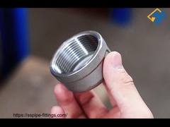 스테인리스 스틸 나사 파이프 피팅 나사 끝 캡 SS 압력 용기 헤드 플랫 엔드 캡