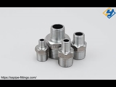 304 스테인리스 스틸 줄이는 헥스  Nipple 고압 줄이는 헥스 커넥터 남성 스레드 파이프