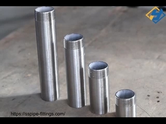 스테인리스 스틸 용접 니플, 한쪽 나사산 Npt Bsp Bspt 수나사 반 커플링 니플