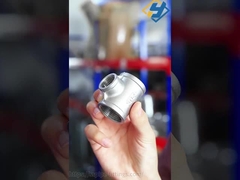 ASTM A312 304 304L 316 316L 스테인리스 스틸 나사 파이프 피팅 여자 줄이는 티