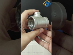 스테인리스 스틸 나사산 파이프 피팅 암나사 레듀싱 티 파이프라인 연결