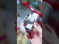 내선 중간 및 대형 티, 스테인리스 스틸 나사 파이프 피팅 암나사 부등 티