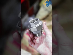 헥사곤 도구 물 스레드 연합 스테인리스 스틸 파이프 핑팅 동일 파이프 핑팅 커넥터 연합