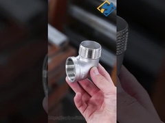 SUS201, SUS304, SUS316 주조 스테인리스 스틸 나사식 파이프 피팅 암나사 및 수나사 엘보