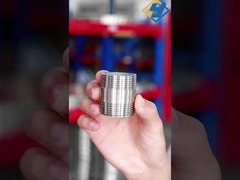 304 316 강철 배럴 닛플스 BSP NPT 여성 남성 스레드 강철 닛플스레드 연결 부착