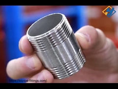 배관 자재 배럴 니플 유니온 타입 수컷 스테인리스 스틸 이중 파이프 니플