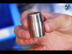 304 스테인리스 스틸 파이프 피팅 동일 직경 조인트 커플링 커넥터 매끄러운 표면 니플