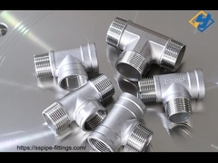스테인리스 스틸 나사식 파이프 피팅 이퀄 티