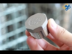 스테인레스 스틸 남성 스레드 나사 헥스 헤드 톱 스레드 플러그 스레드 플러그 헥사곤 소켓