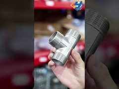 스테인리스 스틸 나사식 파이프 피팅 티