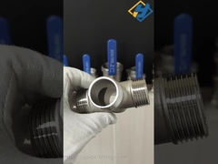 스테인레스 스틸 나사 파이프 피팅 남성 스레드 크로스