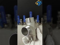 201/304 스테인리스 스틸 크로스 외부 스레드 물 파이프 커넥터 크로스 스레드 펌프