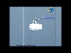 스테인레스 스틸 304/316 스테인레스 스틸 밸브 2 조각 볼 밸브