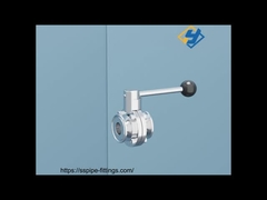 스테인리스 스틸 밸브 퀵 설치 버터플라이 밸브 클램프형 버터플라이 밸브