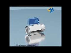 스테인레스 스틸 밸브 미니 볼 밸브 남성 및 여성 스레드 미니 FPT x MPT 볼 밸브