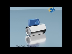 스테인리스 스틸 밸브 이중 암나사 미니 볼 밸브 미니 볼 밸브 이중 암나사