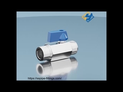 스테인레스 스틸 밸브 듀얼 남성 스레드 미니 볼 밸브 MxM 미니 볼 밸브